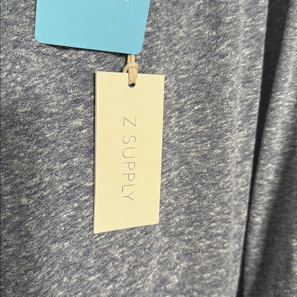 Z Supply Heathered Blue Sleeveless Dress Sz S NWT - Picture 6 of 6